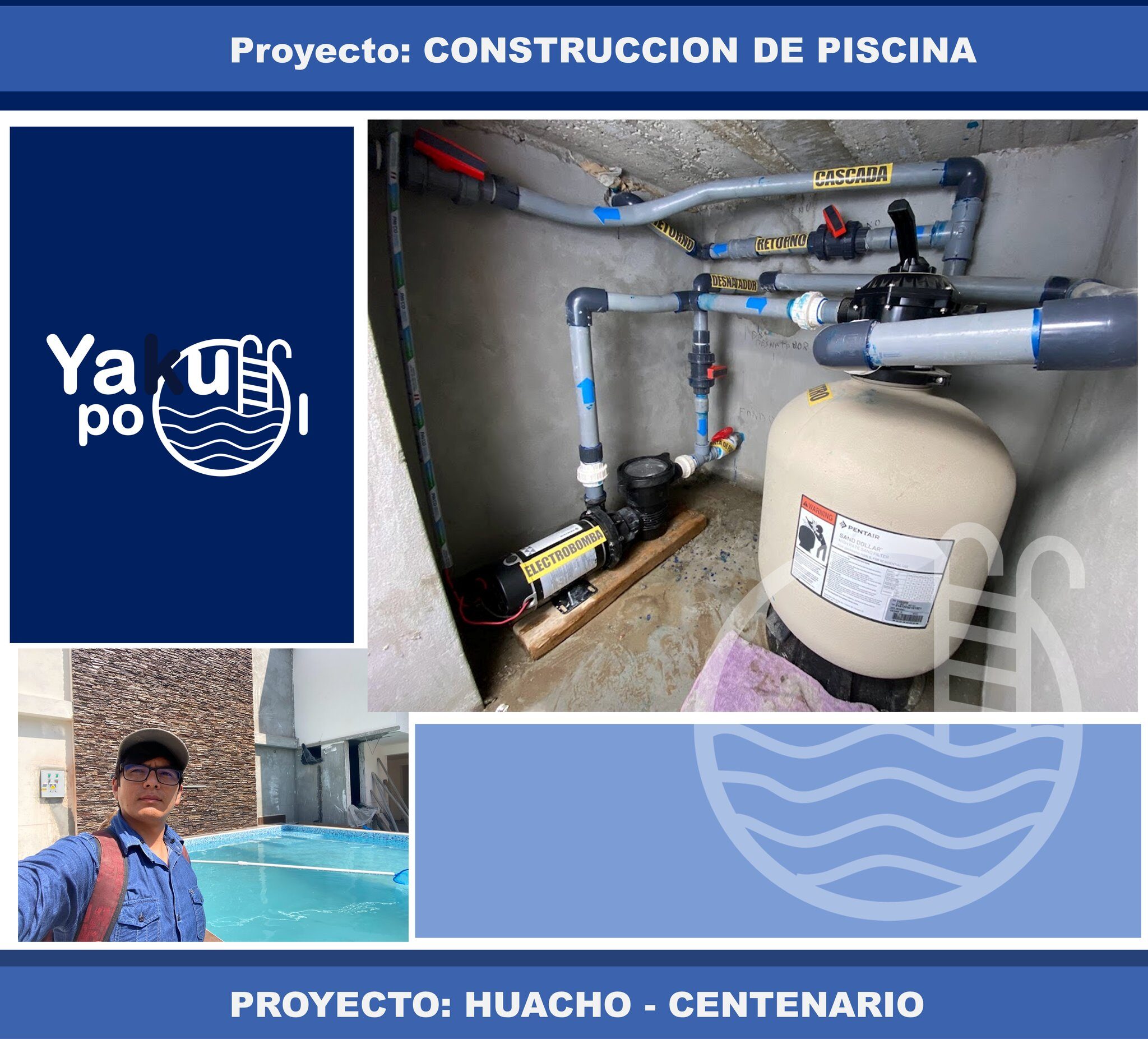 Construcción de Piscina en Huacho| Diseño y construcción de Piscina | Yaku Pool