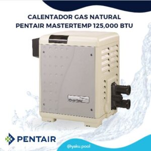 CALENTADOR GAS NATURAL PENTAIR MASTERTEMP 125,000 BTU