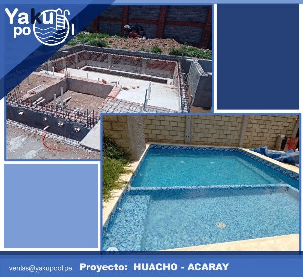 Construcción de Piscina en Acaray Huacho | Diseño de Piscina | Yaku Pool